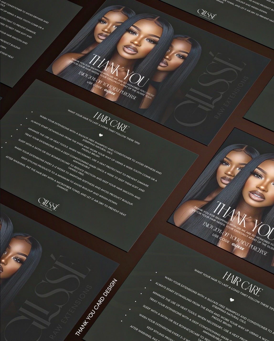 Thank You Card Design