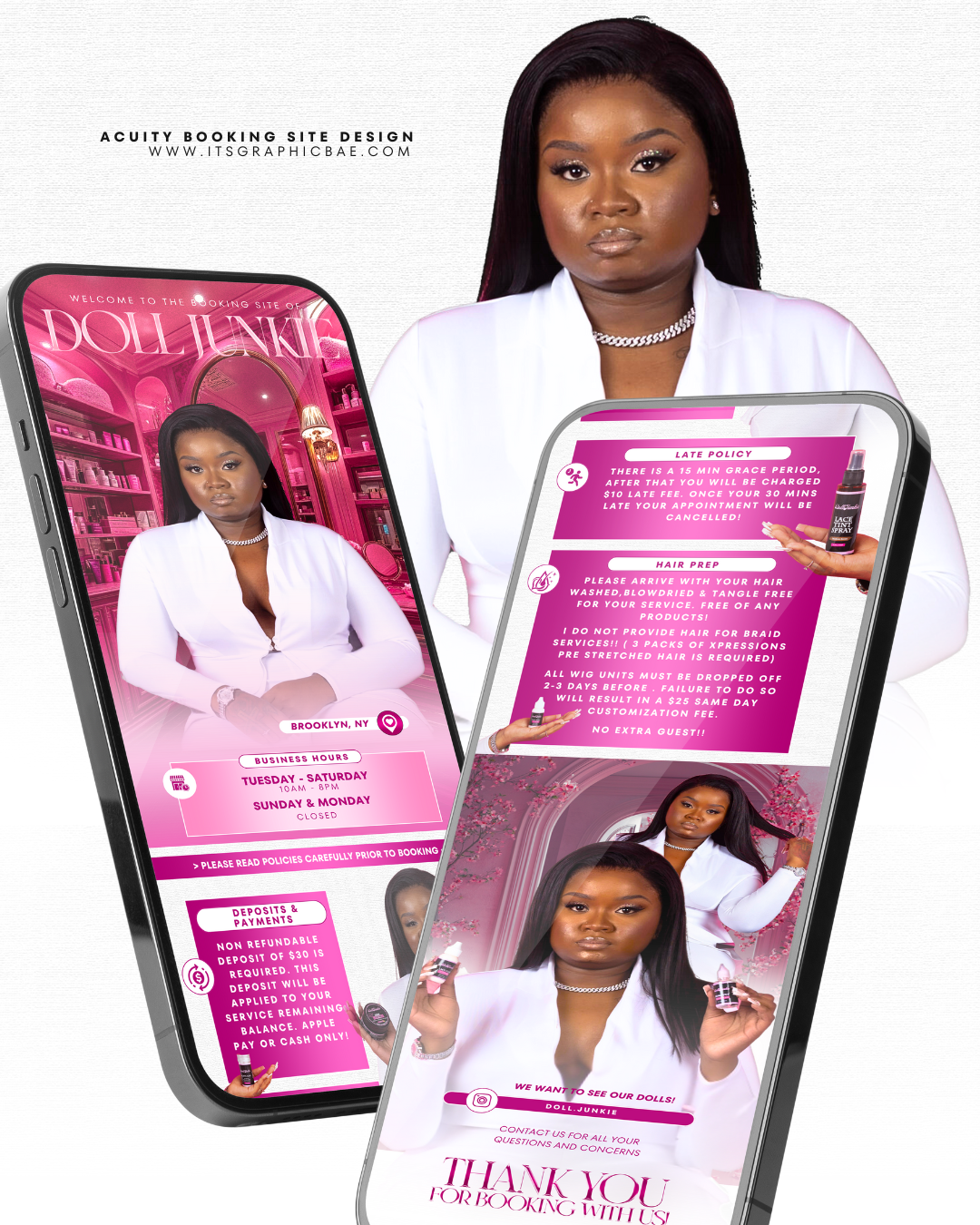 Acuity Booking Design