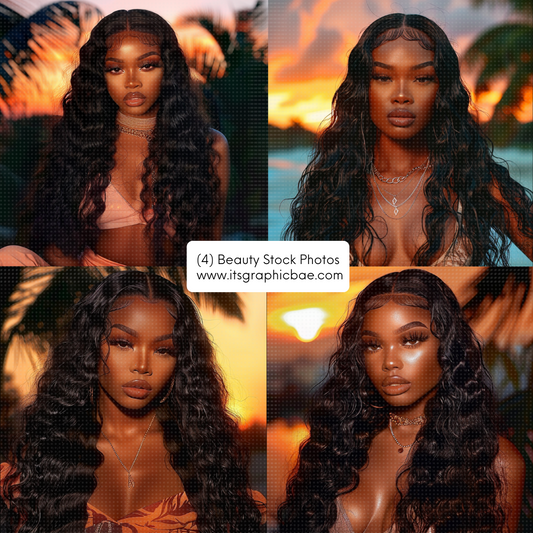(4) HAIR + BEAUTY STOCK PHOTO