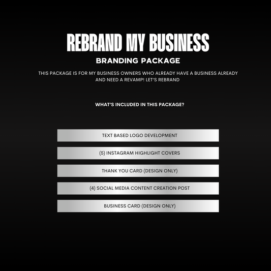 Rebrand My Business Package
